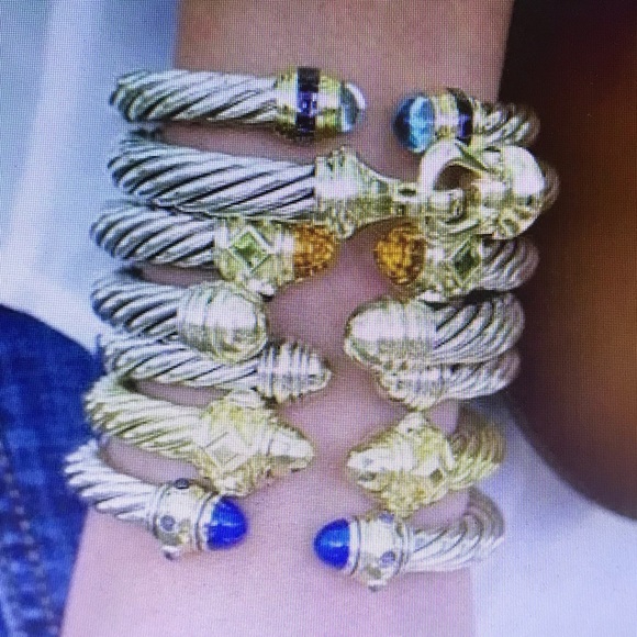 Sold. Gorgeous 18k David Yurman Cable bracelet - Picture 2 of 8